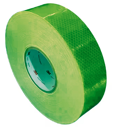 [47.] PIE CINTA REFLECTIVA 3M 2" VERDE