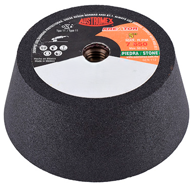 [1363] PIEDRA P/PULIR PISO T/COPA 5" AUSTROMEX 1363