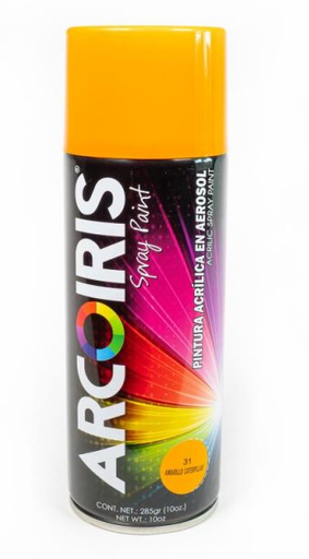 [D0031] PINTURA SPRAY AMARILLO CATERPILLAR ARCOIRIS