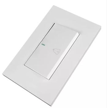 [PT1768] PLACA CON INTERRUPTOR DE TIMBRE BLANCO LINEA PREMIUM PT1768 POWERTECH