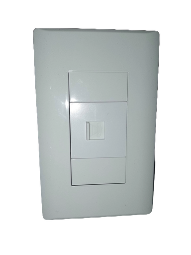 [PT1767] PLACA CON TOMA DE TELEFONO 4 HILOS PT1767 POWERTECH