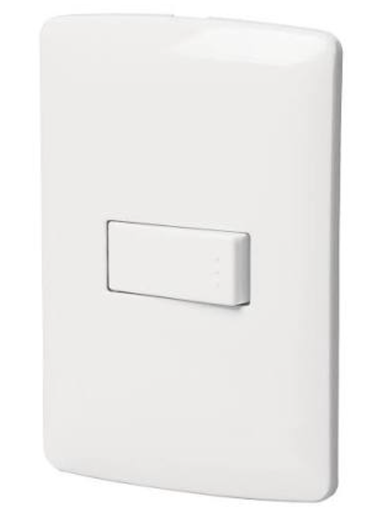 [46459] PLACA INTERRUPTOR SENCILLO ITALIANA BCO 46459 VOLTECK