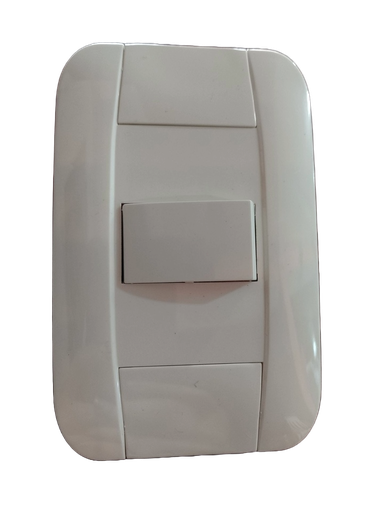 [PT1740] PLACA PARA SWITCH SENCILLO MARFIL PT1740 ON