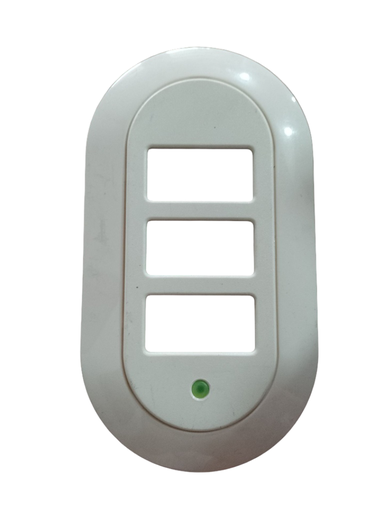 [8064.FP203.IVY] PLACA PLASTICA PARA 3 DADOS