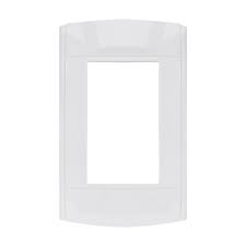 [4439] PLACA PLASTICO PARA CONTACTO DOBLE SANELEC