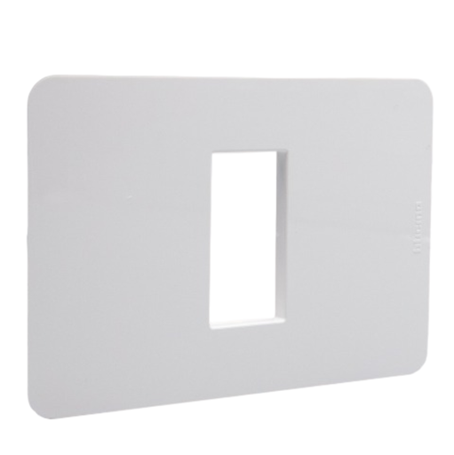 [MTXG016] PLACA SENCILLA BLANCA SIN PUENTE MATIX GO 'BTICINO' JA4803M1JW