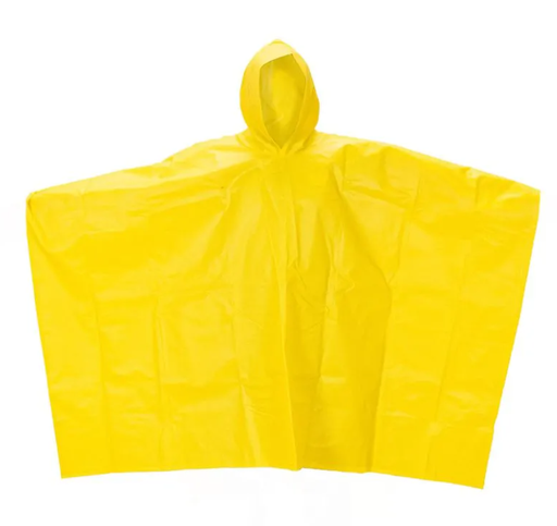 [3901000071] PONCHO PLASTICO AMARILLO C-A S-T CICLON