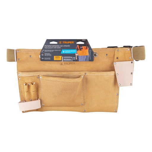 [11534] PORTA HERRAMIENTAS CARNAZA 9 COMP 11534 TRUPER