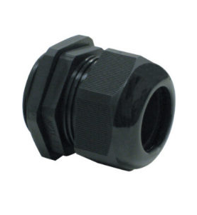 [CDD97-Negro] PRENSA ESTOPA CON TUERCA 1/2" NEGRO CDD97