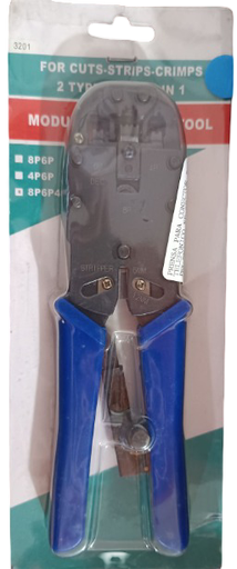 [3201] PRENSA PARA CONECTOR TELEFONICO 8P-6P-4P