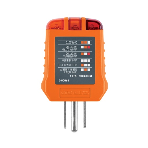 [17241] PROBADOR DE CORRIENTE CON RECEPTACULO 17241 TRUPER