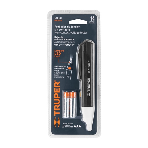 [102141] PROBADOR DE VOLTAJE SIN CONTACTO TIPO PLUMA 102141 TRUPER