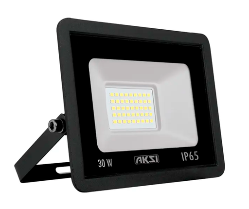 [116543] REFLECTOR DE LED 30W ECP 1500 HRS VIDA LUZ BLANCA 6500K 116543 AKSI