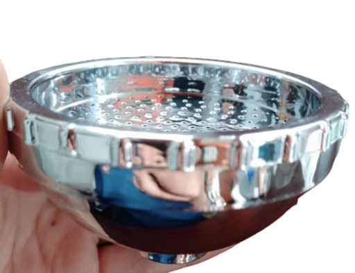 [7608.] REGADERA PLASTICA CROMADA 1/2"