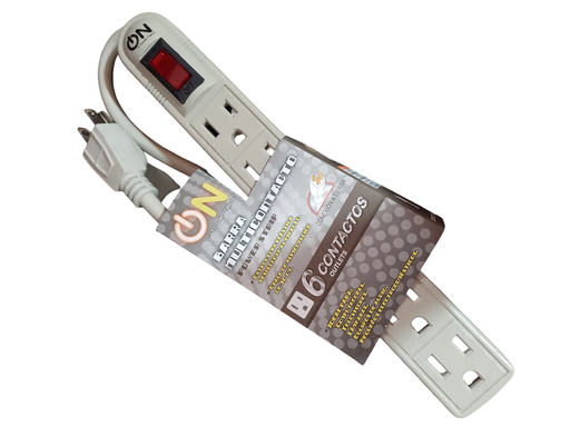 [PT1066] REGLETA MULTICONTACTO 6 ENTRADAS 16 AWG-ON PT1066