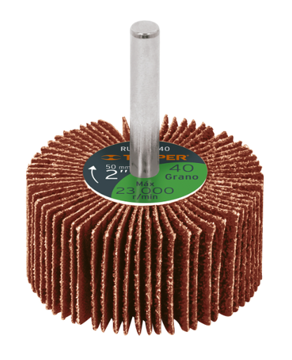 [13036] RUEDA FLAP DE 2" GRANO 40 13036 TRUPER