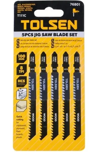 [76801] SEGUETA PARA METAL 8 DIENTES 76801 TOLSEN