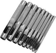 [H391109] SET PERFORADOR DE CUEROS 9 PIEZAS H391109 HOTECHE