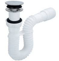 [BK-1781] SIFON FLEXIBLE LAVAMANOS C/CANASTA PUSH BK-1781 BRICKEL