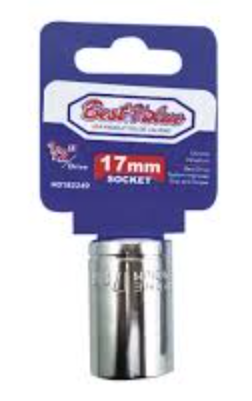 [H0182249] SOCKET 17MM EN 1/2" H0182249 BEST VALUE