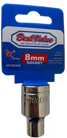 [H0182240] SOCKET 8MM EN 1/2" H0182240 BEST VALUE