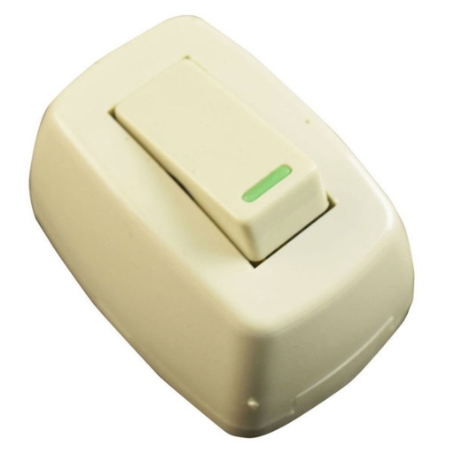 [10150-V] SWITCH SOBREPONER 10A MARFIL 10150V EAGLE