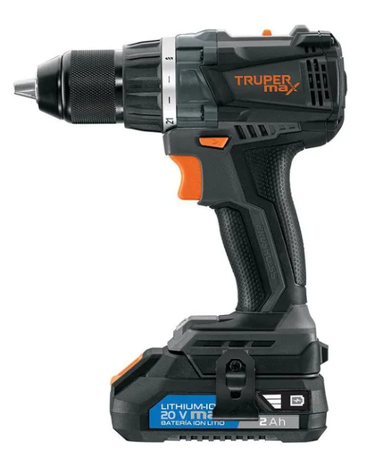 [101452] TALADRO INALAMBRICO 1/2' 20V SIN CARBONES 101452 TRUPER MAX