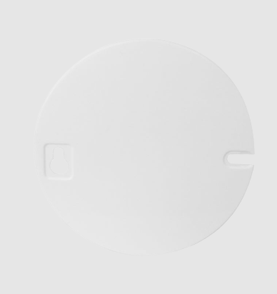 [7423.T7701-018] TAPA PLASTICA CIEGA REDONDA COLOR BLANCO 4"