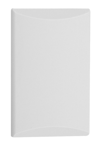 [14649.] TAPADERA RECTANGULAR PVC BLANCO 4" X 2"