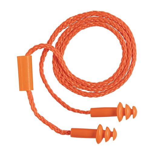 [14225] TAPON AUDITIVO REUTILIZABLE TRIPLE BARRERA CON CORDON