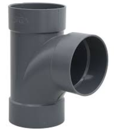 [50388] TEE DRENAJE PVC DE 4"