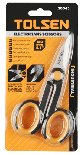 [30043] TIJERA ELECTRICISTA 5.5" 30043 TOLSEN