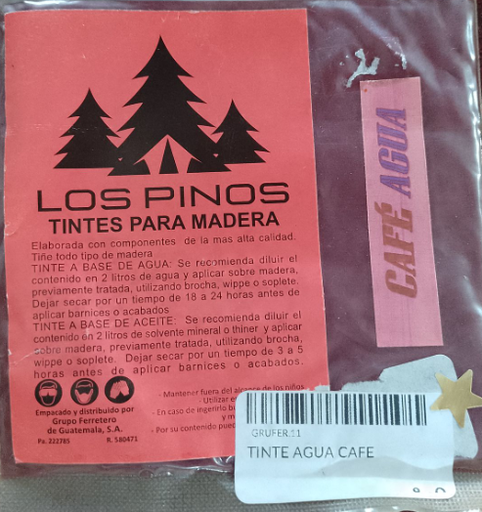 [GRUFER.11] TINTE AGUA CAFE
