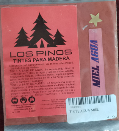 [GRUFER.4] TINTE AGUA MIEL