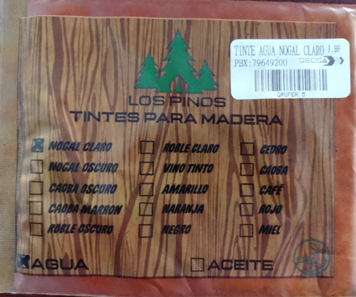 [GRUFER.5] TINTE AGUA NOGAL CLARO