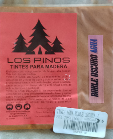 [GRUFER.18] TINTE AGUA ROBLE OSCURO