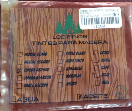 [11580.] TINTE DE ACEITE CAOBA OSCURO