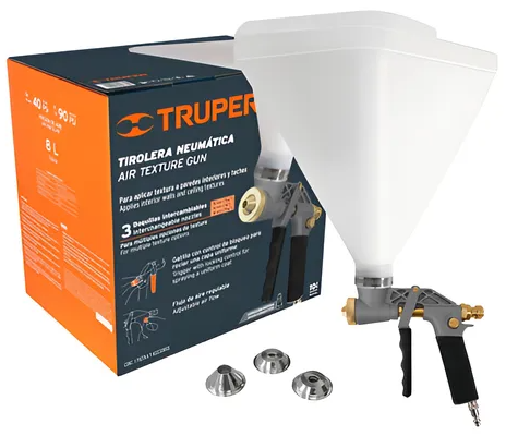 [19233] TIROLERA NEUMATICA PRESION 40 A 90 PSI CAPACIDAD 8LTS 19233 TRUPER