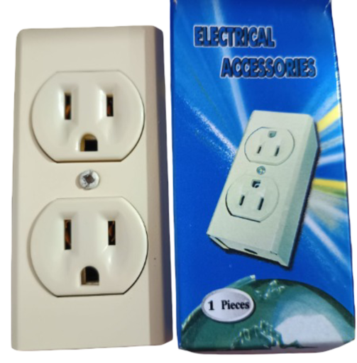 [ALDEL13] TOMA CORRIENTE DOBLE METAL PBS-5E ALDOSA