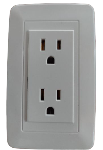 [CM01038] TOMA DOBLE POLARIZADA 10A 125/250V CM01038