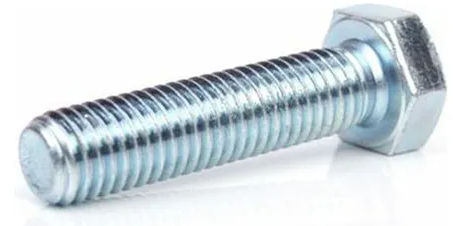 [60872] TORNILLO HEX. GALV.  S/TUERCA 1/4"X2"