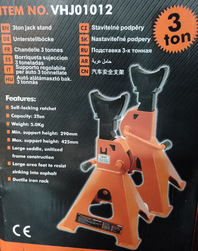 [HVHJ01012] TORRE PARA AUTO 3 TON HVHJ01012 VICTECHE