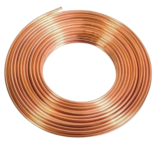 [02.0414] TUBO DE COBRE FLEXIBLE 1/4" (0.045) ASTM B-280 GDCOPPER