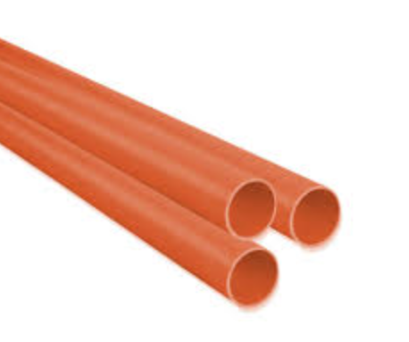 [50651] TUBO DUCTO 1 1/4 NARANJA PVC 50651