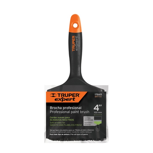 [17865] BROCHA MANGO DE PLASTICO 4 17865 TRUPER