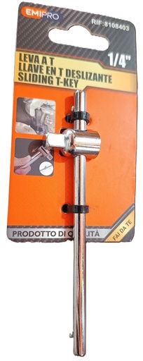 [8108403] EXNTENSION DE 1/4 ACERO CROMADA