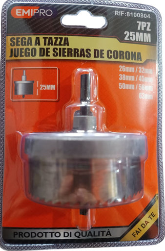 [8100804] JUEGO DE CORONA 32, 38, 44 54 MM 8100804 EMIPRO