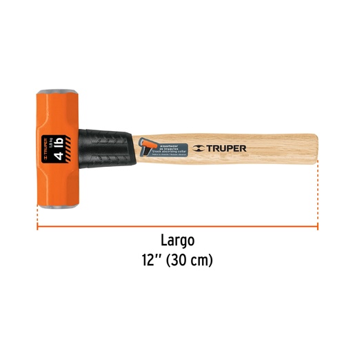 [16508] ALMADANA OCTAGONAL 4 LBS MANGO DE ENCINO 16508 TRUPER