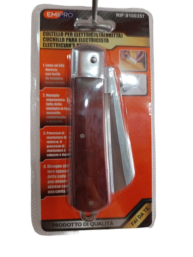 [8100357] CUCHILLO PARA ELECTRICISTA 8100357 EMIPRO