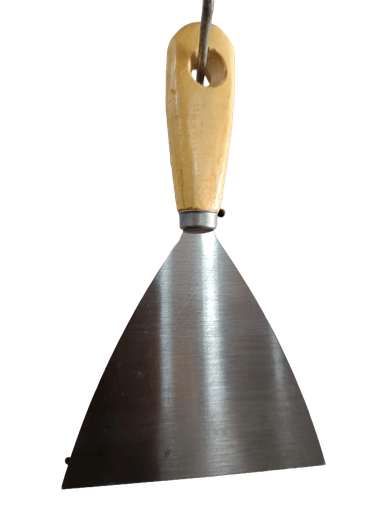 [ESP-500] ESPATULA MANGO DE MADERA 5" UK